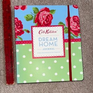 Cath Kidston Dream Home Floral and Polka Dot Journal - Red, Green, Blue